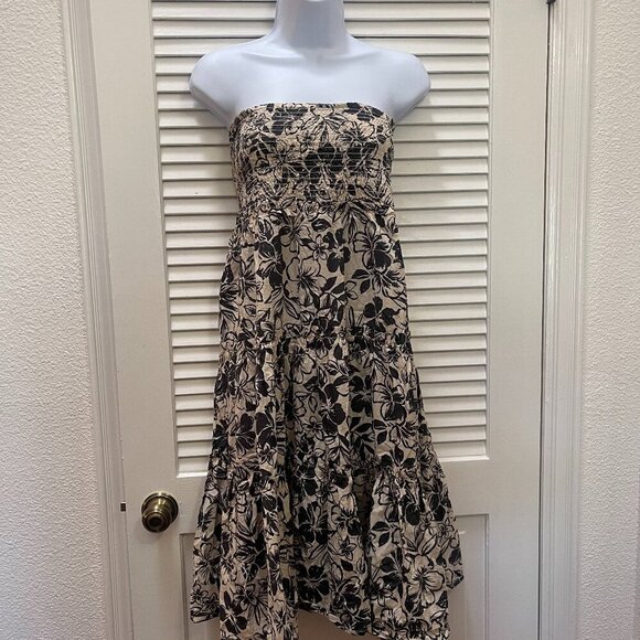 American Eagle Outfitters Dresses & Skirts - American Eagle Strapless Floral Maxi Dress Small Boho Smocked
